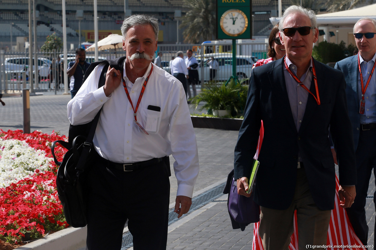 GP ABU DHABI, 26.11.2017 - Chase Carey (USA) Formula One Group Chairman