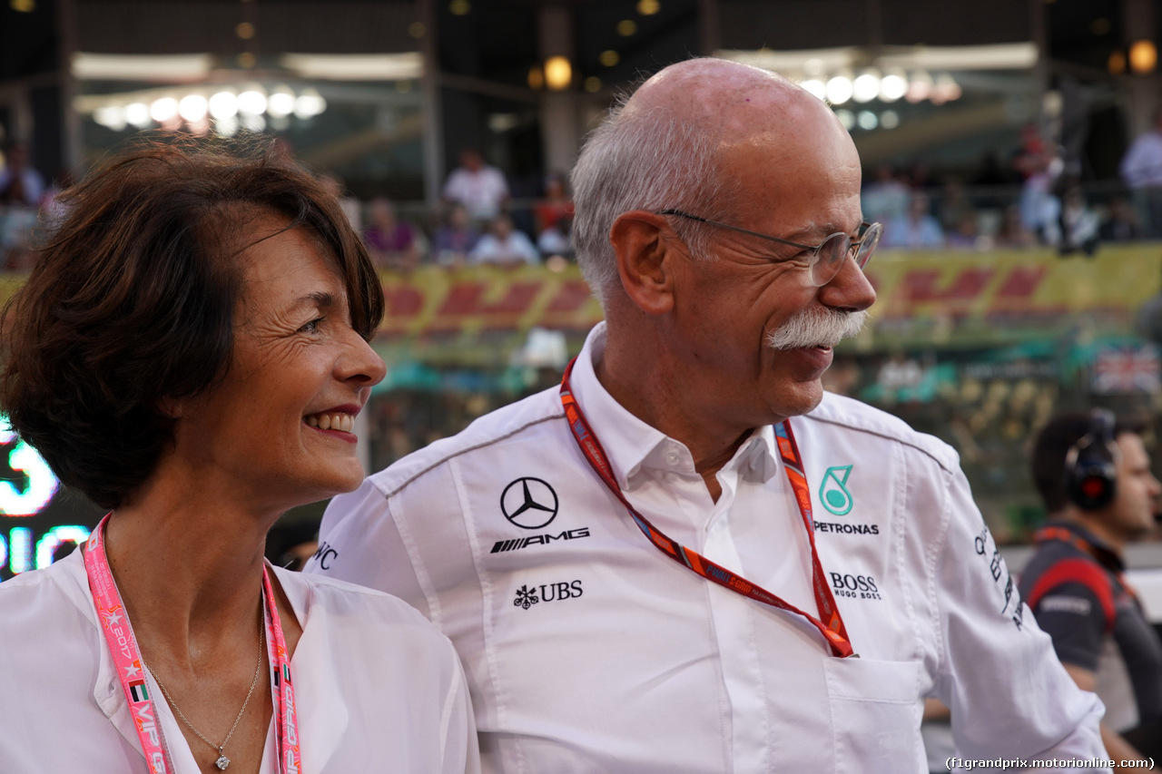 GP ABU DHABI, 26.11.2017 - Gara, Anne Zetsche e Dr. Dieter Zetsche, Chairman of Daimler