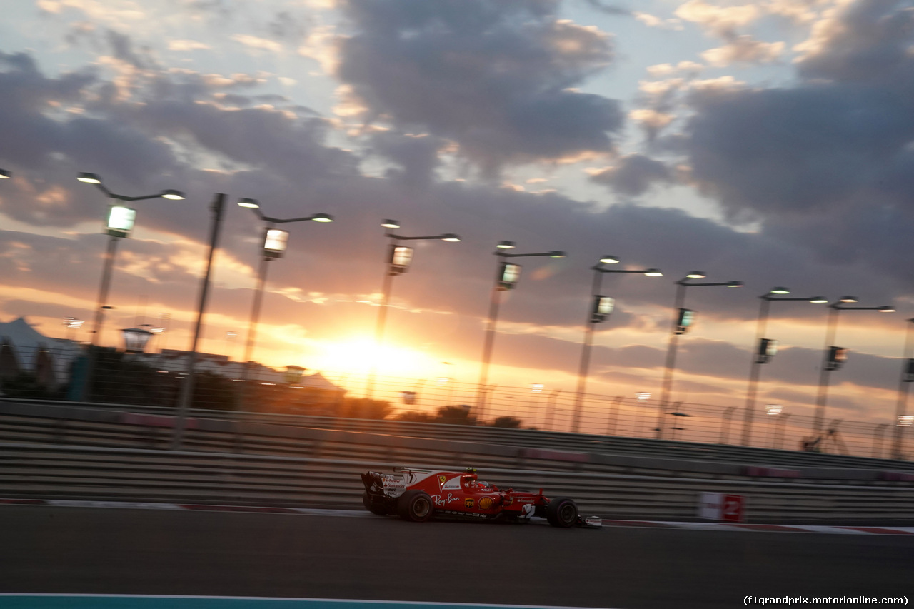 GP ABU DHABI, 26.11.2017 - Gara, Kimi Raikkonen (FIN) Ferrari SF70H