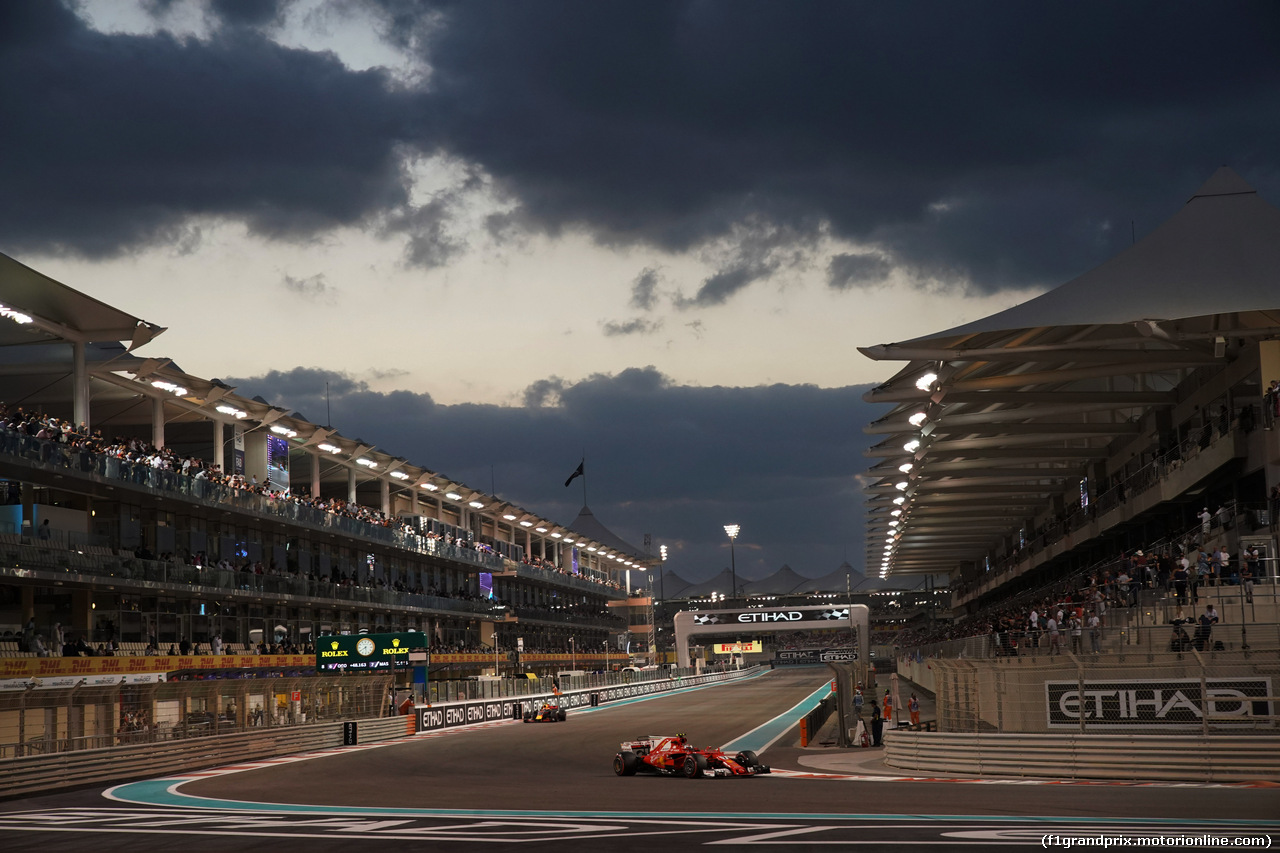 GP ABU DHABI, 26.11.2017 - Gara, Kimi Raikkonen (FIN) Ferrari SF70H