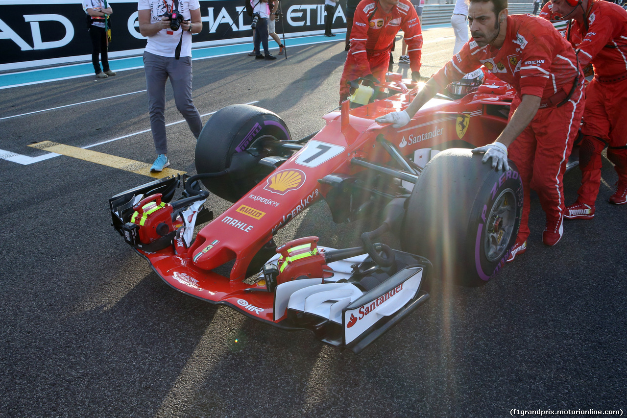 GP ABU DHABI, 26.11.2017 - Gara, Kimi Raikkonen (FIN) Ferrari SF70H