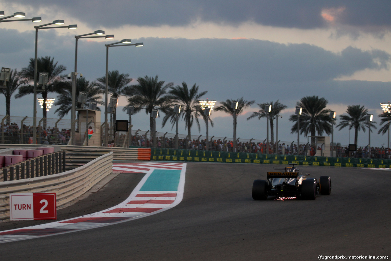 GP ABU DHABI, 26.11.2017 - Gara, Nico Hulkenberg (GER) Renault Sport F1 Team RS17