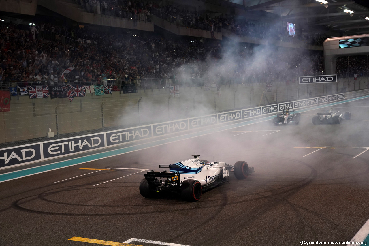 GP ABU DHABI, 26.11.2017 - Gara, Felipe Massa (BRA) Williams FW40