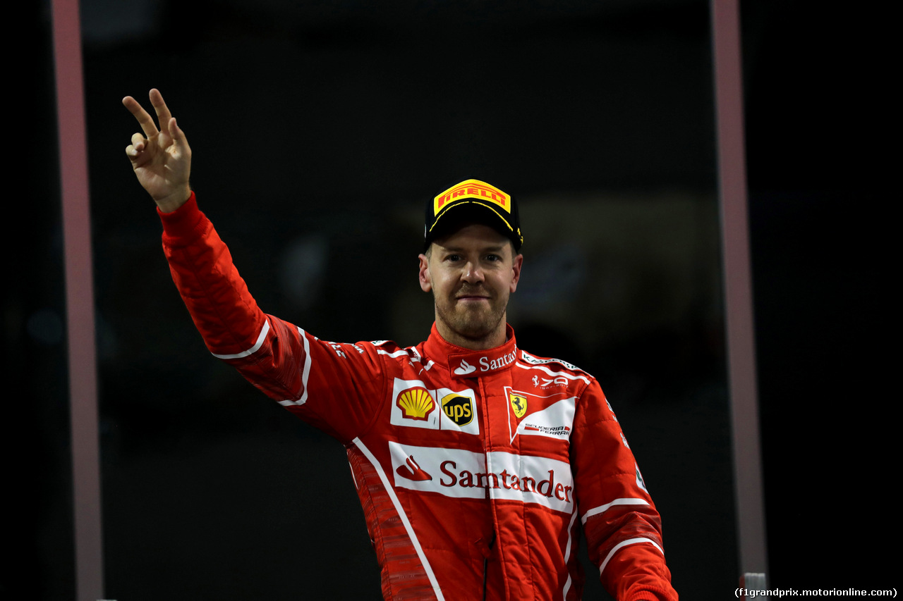 GP ABU DHABI, 26.11.2017 - Gara, 3rd place Sebastian Vettel (GER) Ferrari SF70H