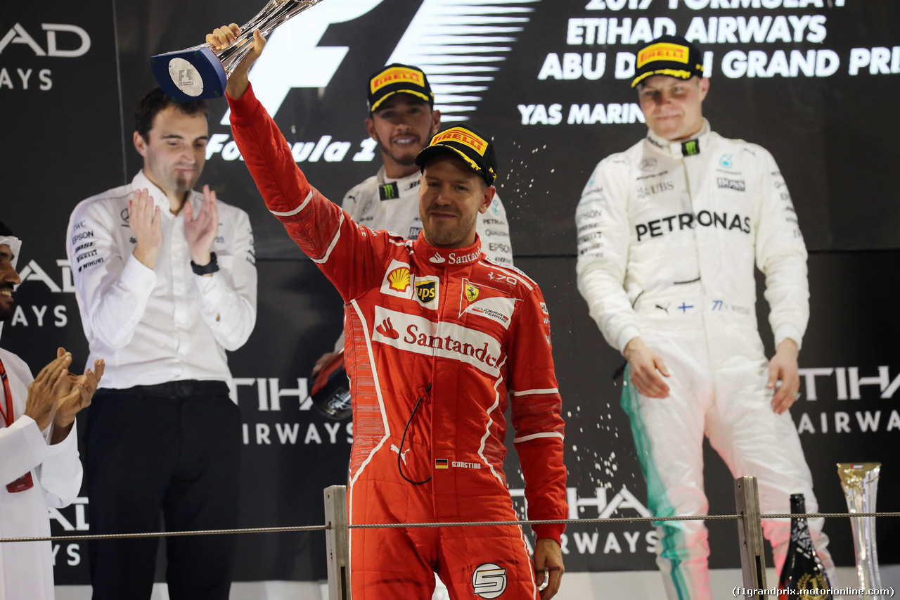 GP ABU DHABI, 26.11.2017 - Gara, 3rd place Sebastian Vettel (GER) Ferrari SF70H