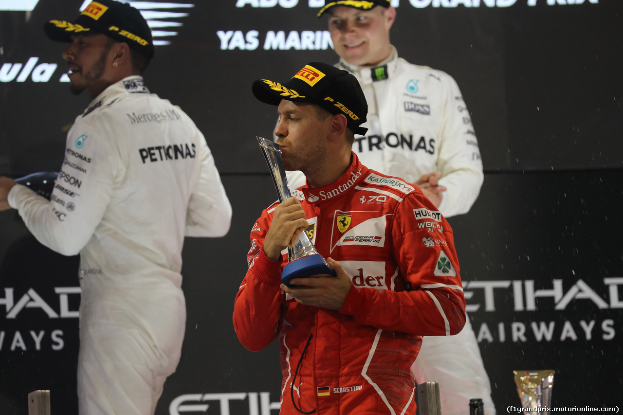 GP ABU DHABI, 26.11.2017 - Gara, 3rd place Sebastian Vettel (GER) Ferrari SF70H