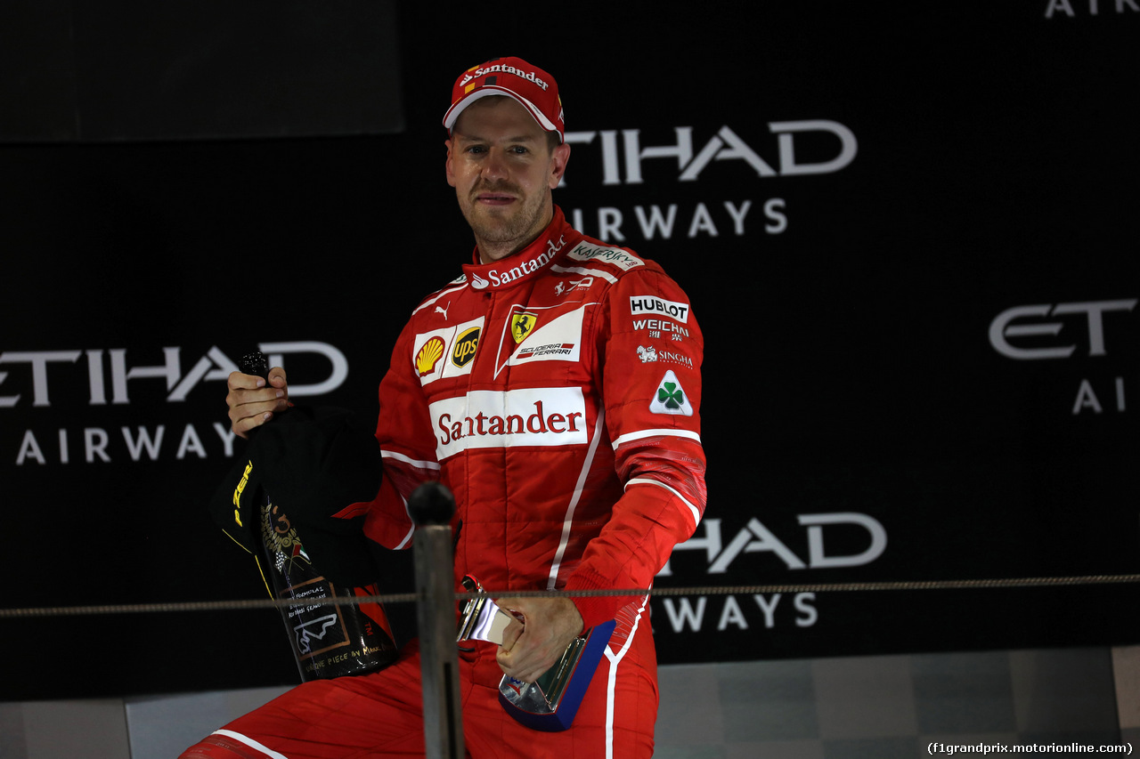 GP ABU DHABI, 26.11.2017 - Gara, 3rd place Sebastian Vettel (GER) Ferrari SF70H