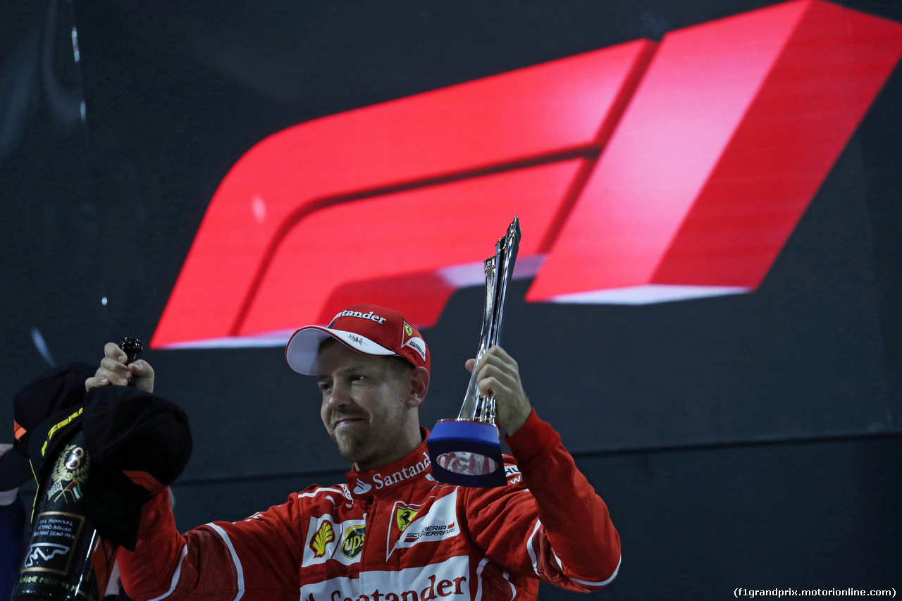 GP ABU DHABI, 26.11.2017 - Gara, 3rd place Sebastian Vettel (GER) Ferrari SF70H