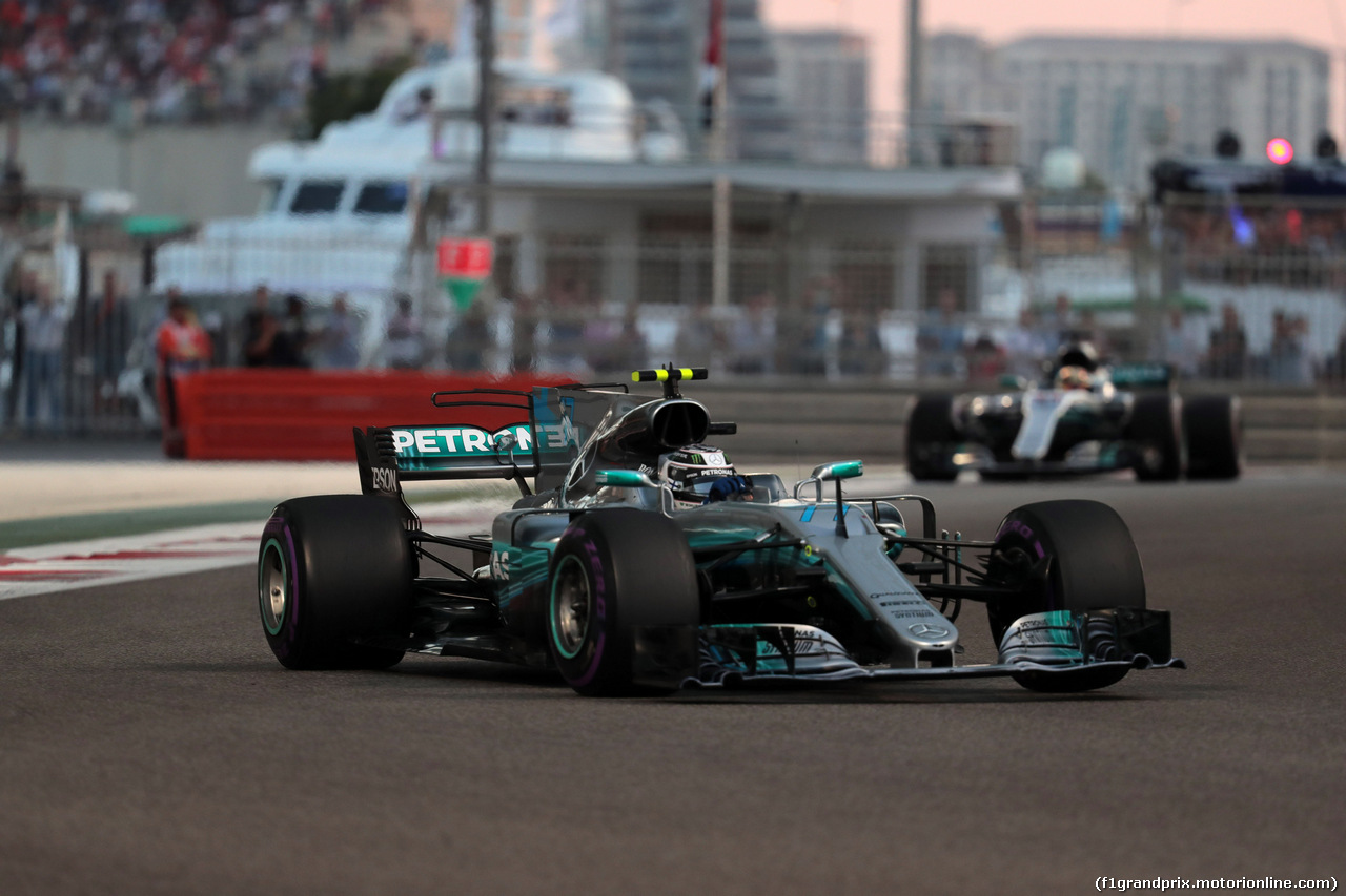 GP ABU DHABI, 26.11.2017 - Gara, Valtteri Bottas (FIN) Mercedes AMG F1 W08