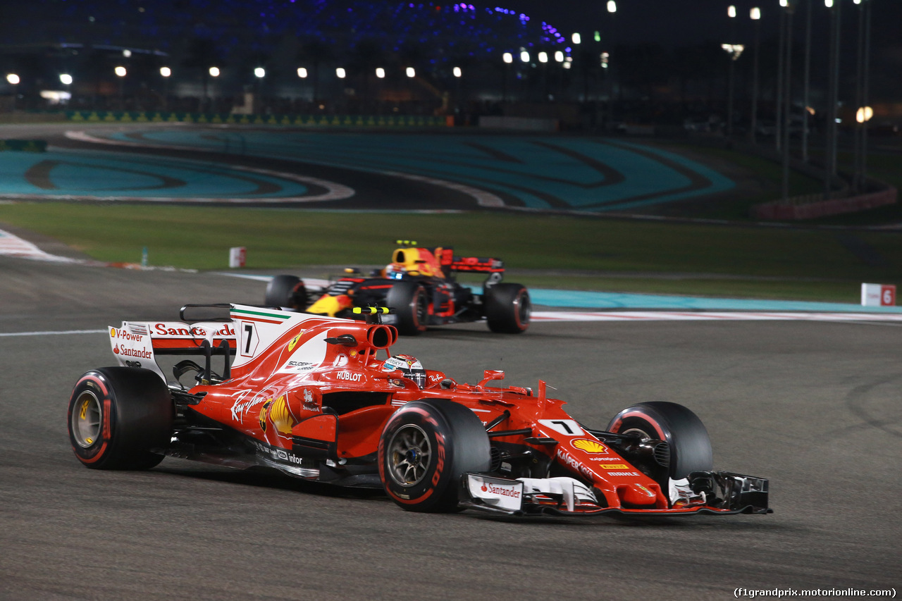 GP ABU DHABI, 26.11.2017 - Gara, Kimi Raikkonen (FIN) Ferrari SF70H