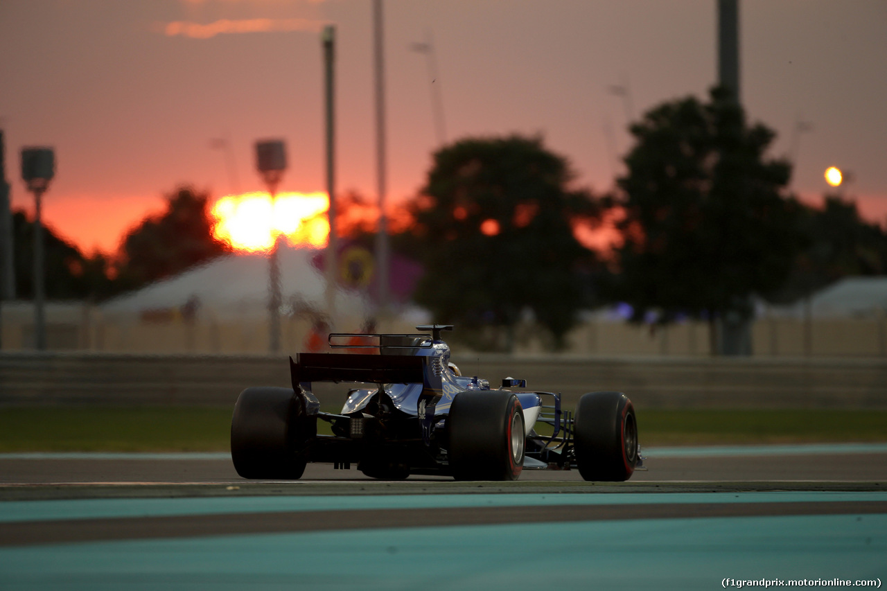 GP ABU DHABI, 26.11.2017 - Gara, Marcus Ericsson (SUE) Sauber C36