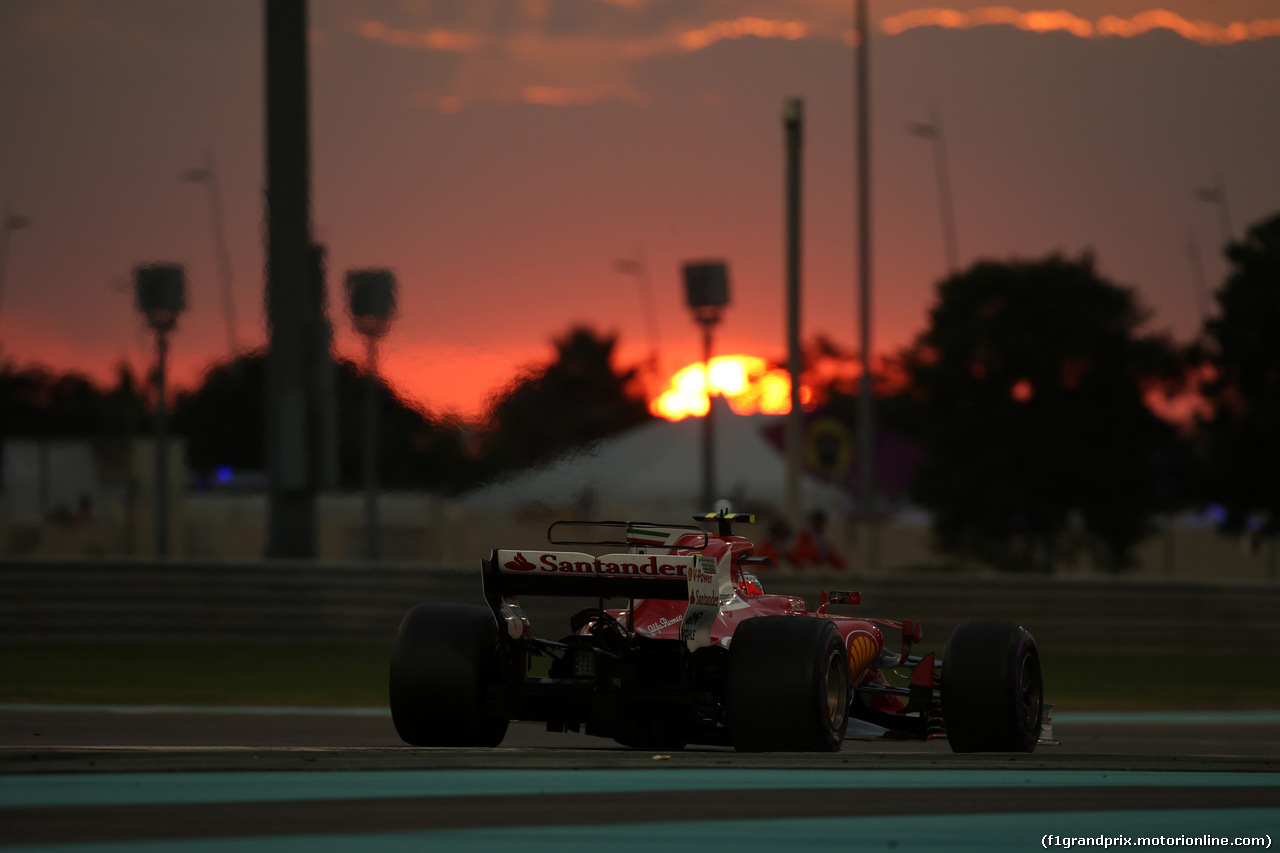 GP ABU DHABI, 26.11.2017 - Gara, Kimi Raikkonen (FIN) Ferrari SF70H