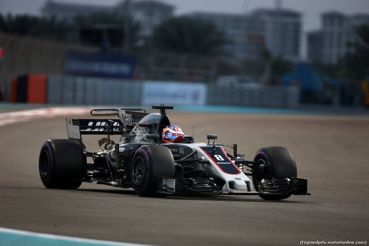 GP ABU DHABI, 26.11.2017 - Gara, Romain Grosjean (FRA) Haas F1 Team VF-17