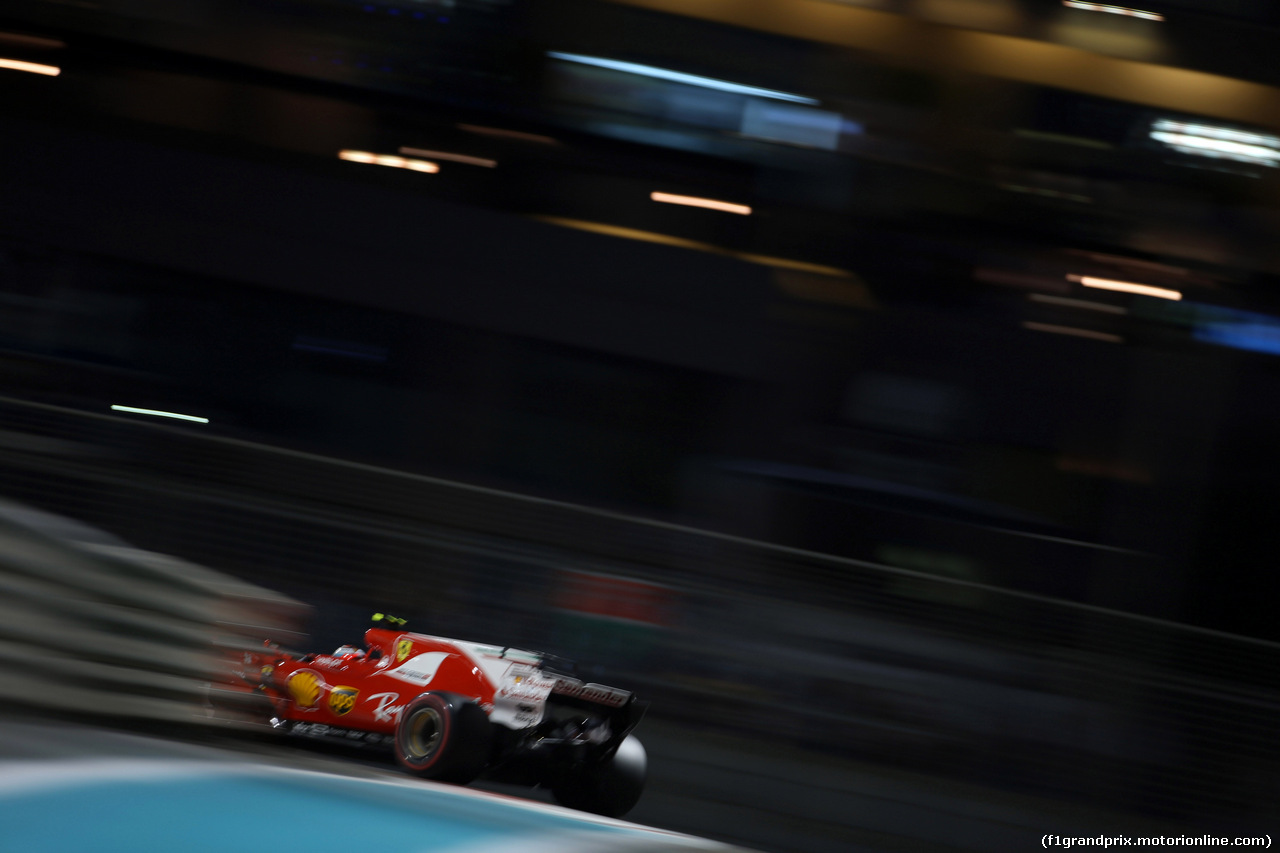 GP ABU DHABI, 26.11.2017 - Gara, Kimi Raikkonen (FIN) Ferrari SF70H