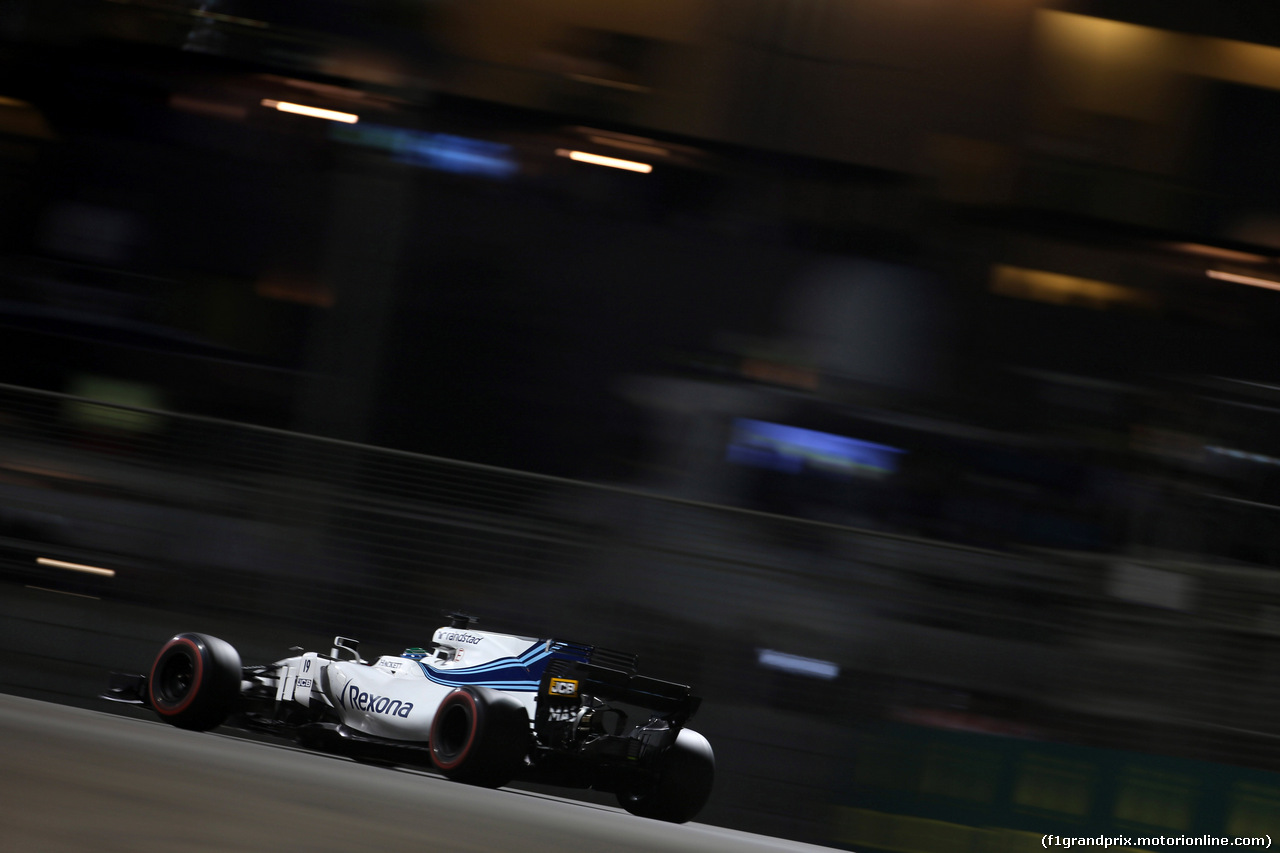 GP ABU DHABI, 26.11.2017 - Gara, Felipe Massa (BRA) Williams FW40