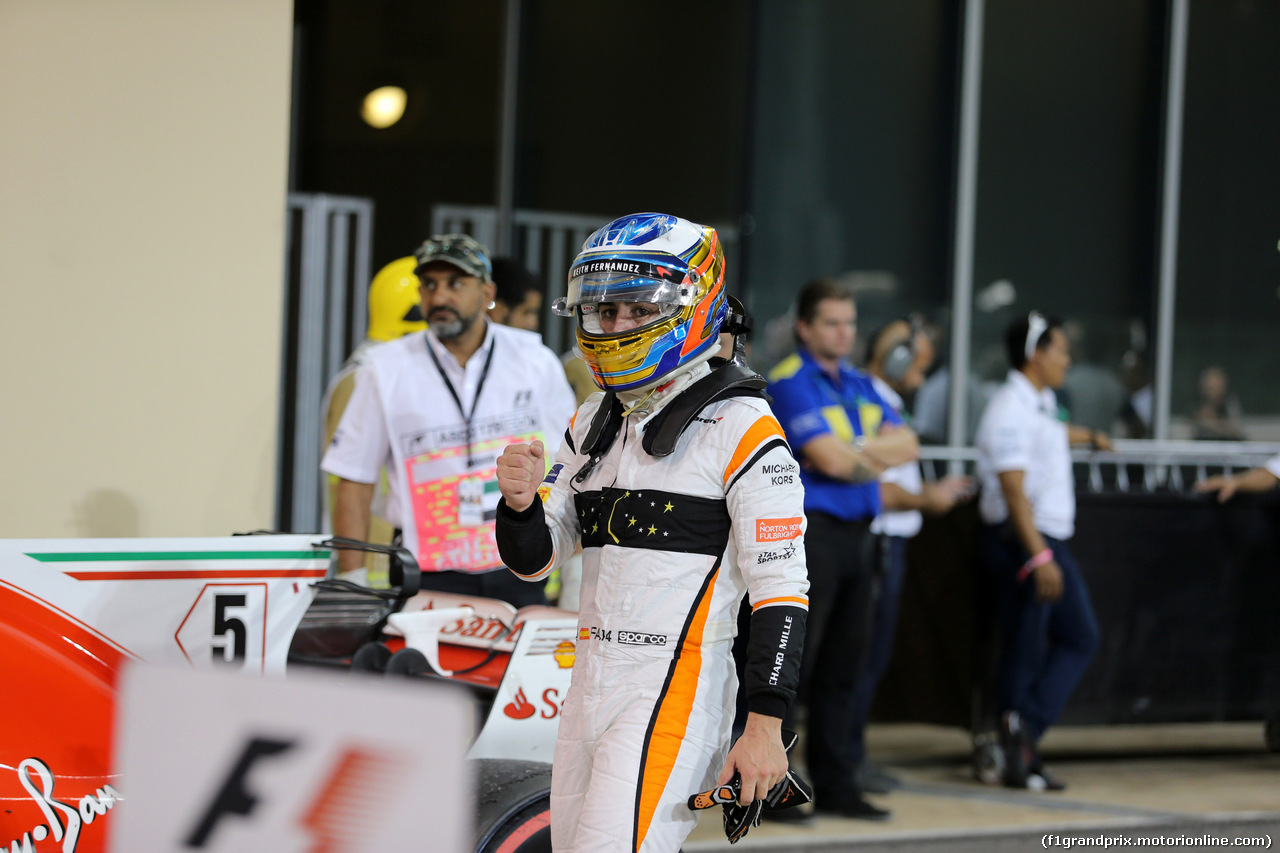 GP ABU DHABI, 26.11.2017 - Gara, Fernando Alonso (ESP) McLaren MCL32