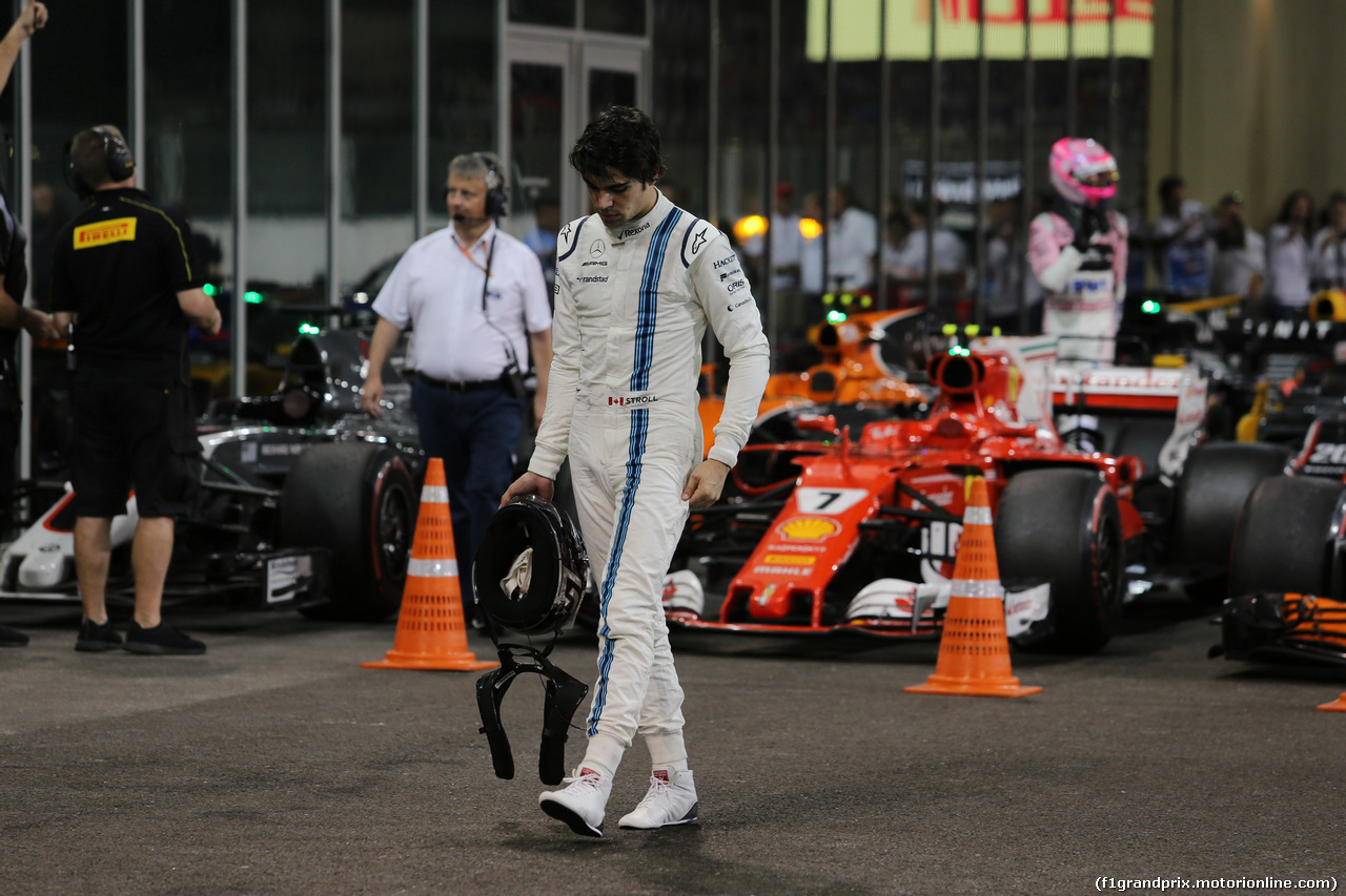 GP ABU DHABI, 26.11.2017 - Gara, Lance Stroll (CDN) Williams FW40