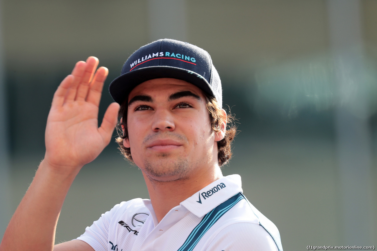 GP ABU DHABI, 26.11.2017 - Lance Stroll (CDN) Williams FW40