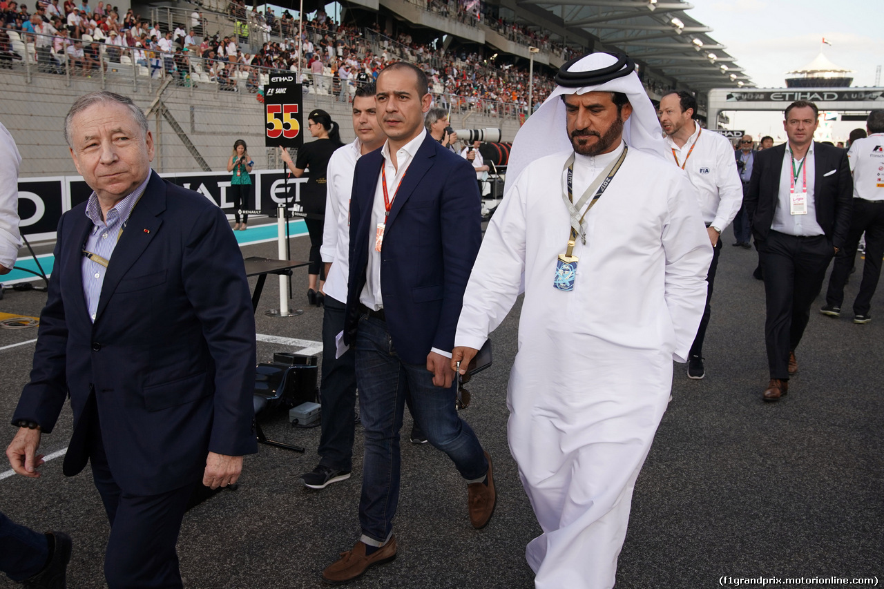 GP ABU DHABI, 26.11.2017 - Gara, Jean Todt (FRA), President FIA