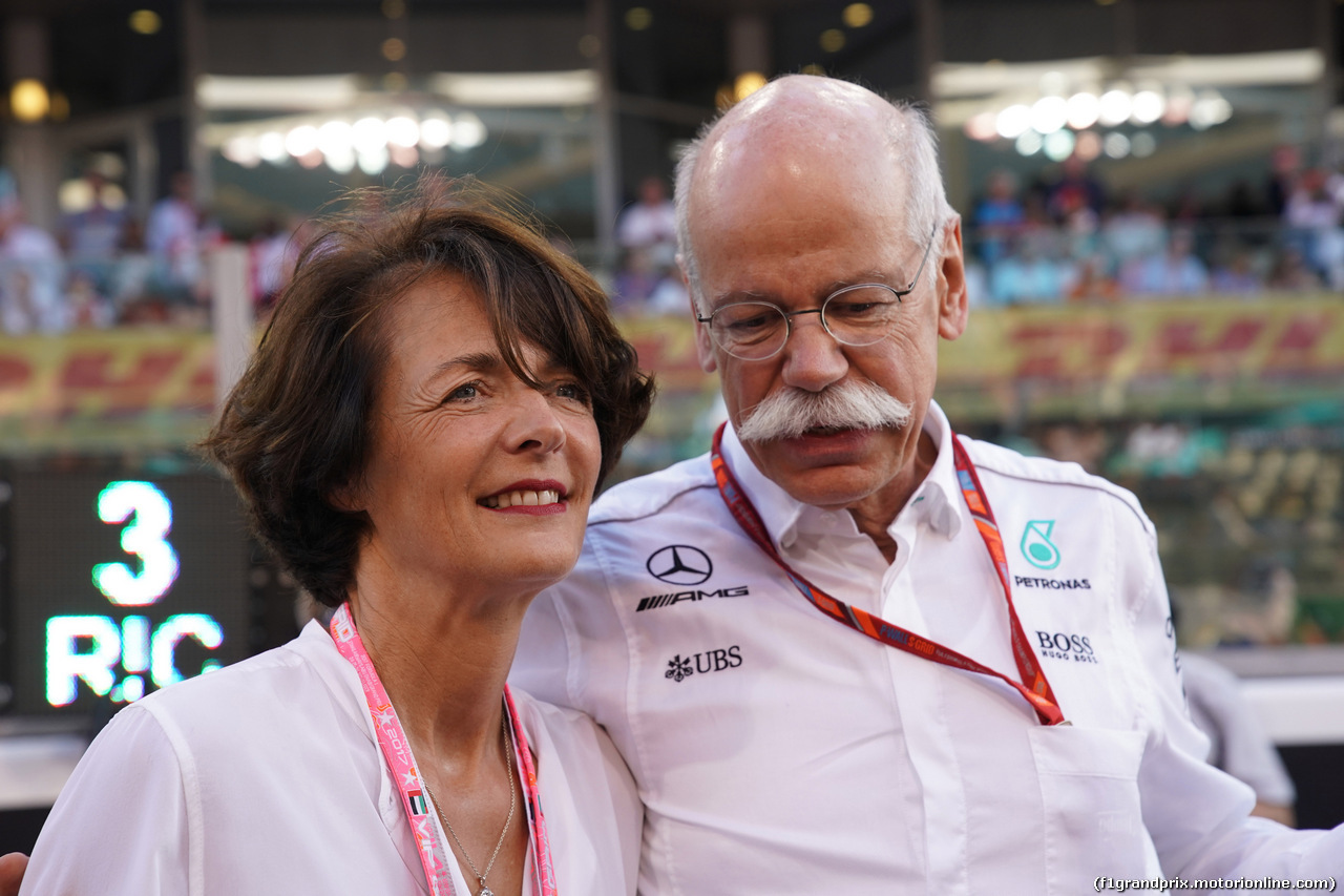 GP ABU DHABI, 26.11.2017 - Gara, Anne Zetsche e Dr. Dieter Zetsche, Chairman of Daimler