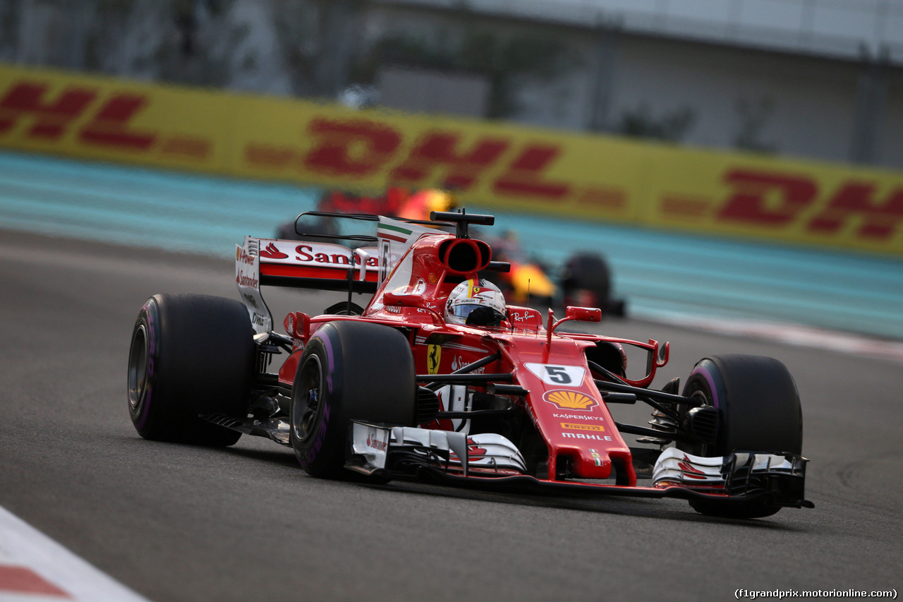 GP ABU DHABI, 26.11.2017 - Gara, Sebastian Vettel (GER) Ferrari SF70H