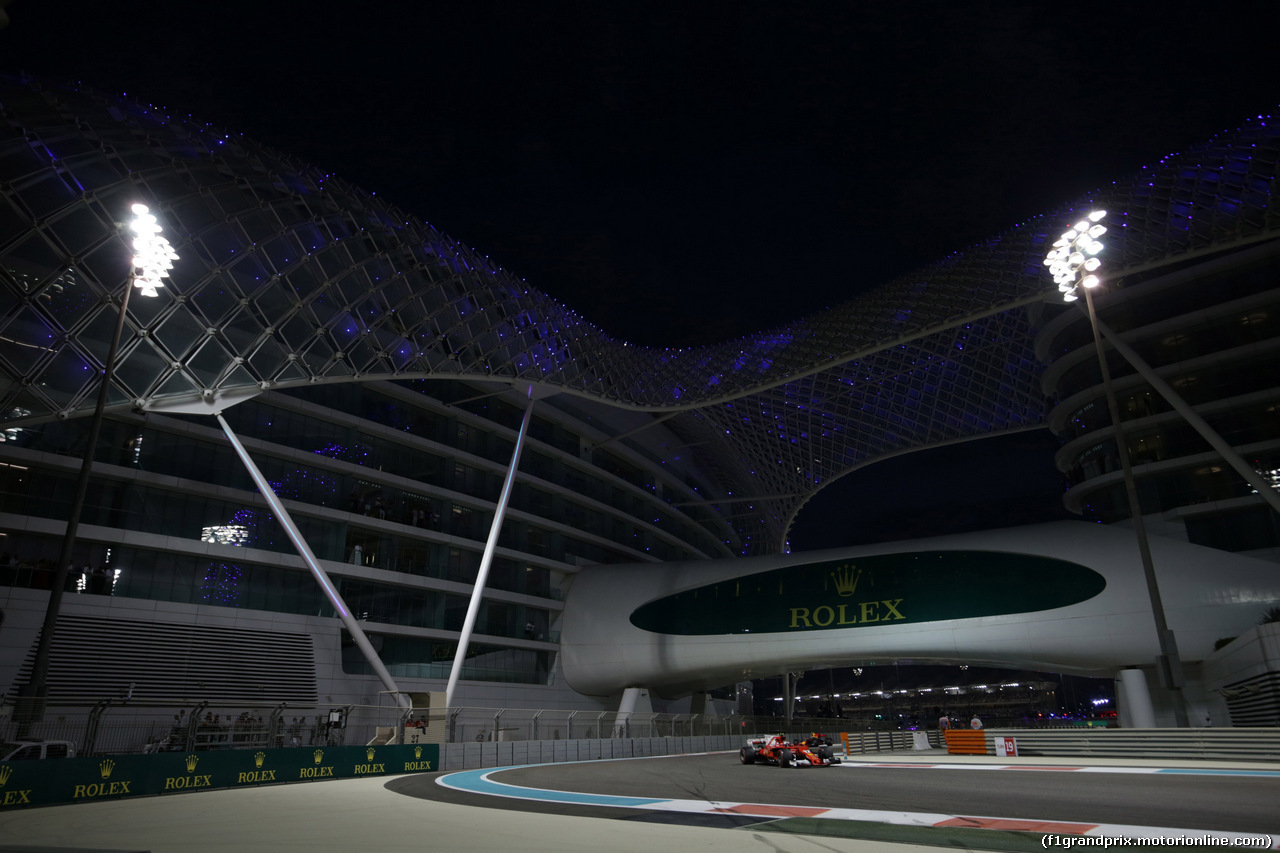 GP ABU DHABI, 26.11.2017 - Gara, Kimi Raikkonen (FIN) Ferrari SF70H