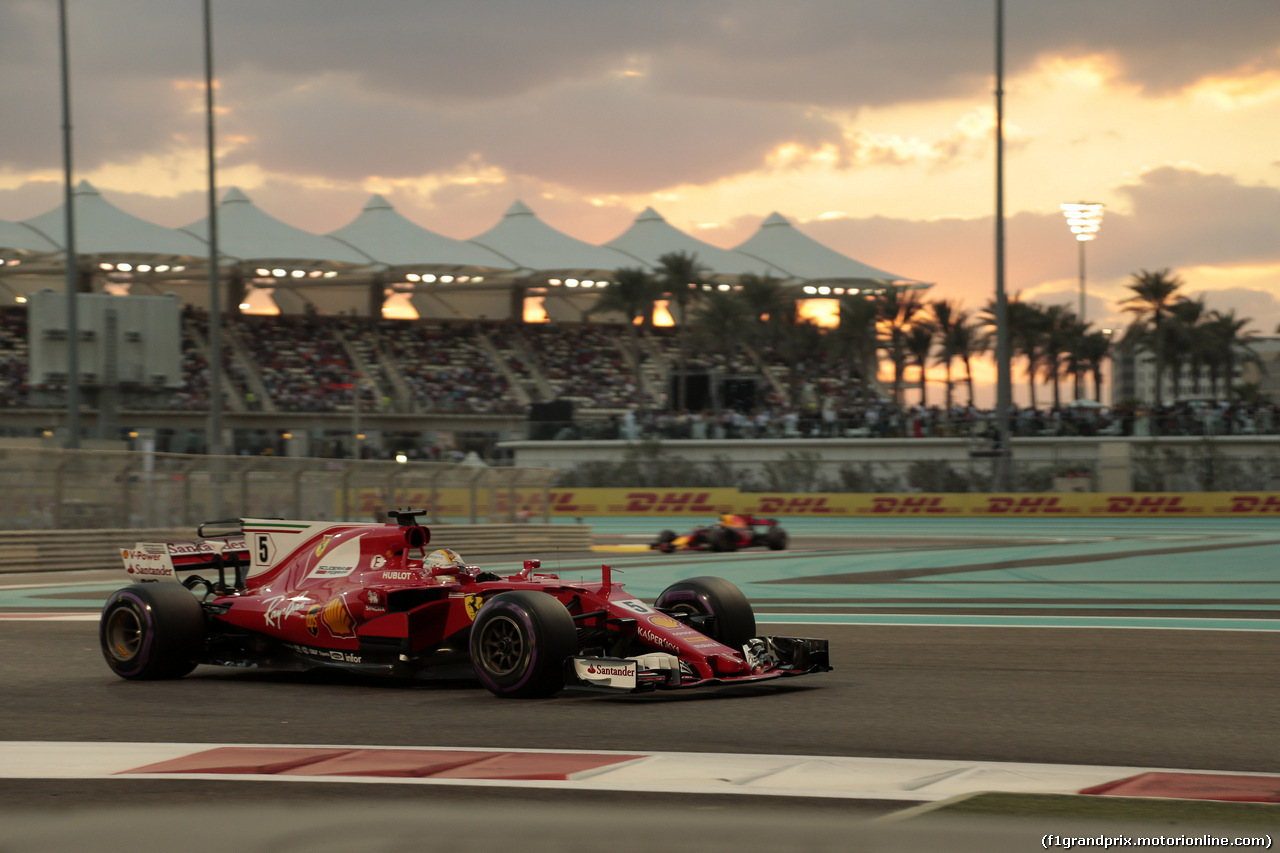 GP ABU DHABI, 26.11.2017 - Gara, Sebastian Vettel (GER) Ferrari SF70H