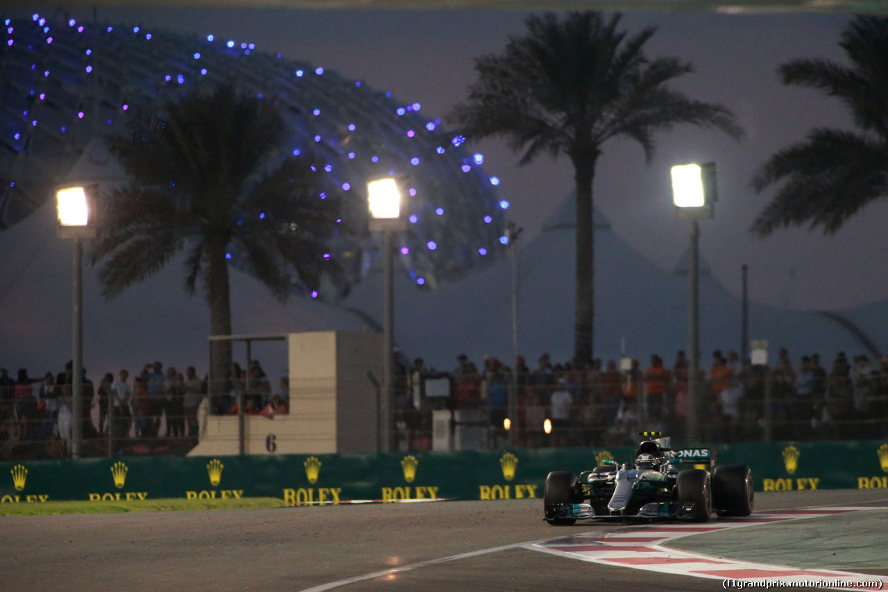 GP ABU DHABI, 26.11.2017 - Gara, Valtteri Bottas (FIN) Mercedes AMG F1 W08