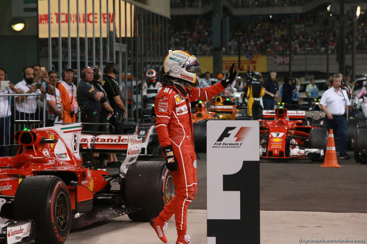 GP ABU DHABI, 26.11.2017 - Gara, 3rd place Sebastian Vettel (GER) Ferrari SF70H
