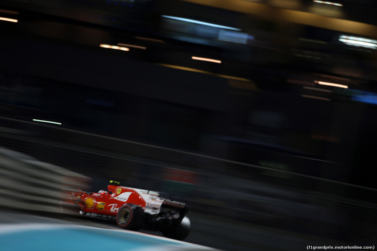 GP ABU DHABI, 26.11.2017 - Gara, Kimi Raikkonen (FIN) Ferrari SF70H