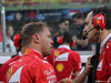 GP ABU DHABI, 26.11.2017 - Gara, Sebastian Vettel (GER) Ferrari SF70H e Riccardo Adami (ITA) Ferrari Gara Engineer