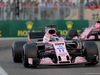 GP ABU DHABI, 26.11.2017 - Gara, Sergio Perez (MEX) Sahara Force India F1 VJM010 davanti a Esteban Ocon (FRA) Sahara Force India F1 VJM10