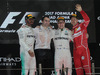 GP ABU DHABI, 26.11.2017 - Gara, 1st place Valtteri Bottas (FIN) Mercedes AMG F1 W08, 2nd place Lewis Hamilton (GBR) Mercedes AMG F1 W08 e 3rd place Sebastian Vettel (GER) Ferrari SF70H