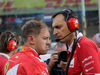 GP ABU DHABI, 26.11.2017 - Gara, Sebastian Vettel (GER) Ferrari SF70H e Riccardo Adami (ITA) Ferrari Gara Engineer