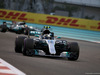 GP ABU DHABI, 26.11.2017 - Gara, Valtteri Bottas (FIN) Mercedes AMG F1 W08 davanti a Lewis Hamilton (GBR) Mercedes AMG F1 W08