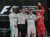GP ABU DHABI, 26.11.2017 - Gara, 1st place Valtteri Bottas (FIN) Mercedes AMG F1 W08, 2nd place Lewis Hamilton (GBR) Mercedes AMG F1 W08 e 3rd place Sebastian Vettel (GER) Ferrari SF70H