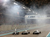 GP ABU DHABI, 26.11.2017 - Gara, 2nd place Lewis Hamilton (GBR) Mercedes AMG F1 W08, Valtteri Bottas (FIN) Mercedes AMG F1 W08 vincitore e Felipe Massa (BRA) Williams FW40