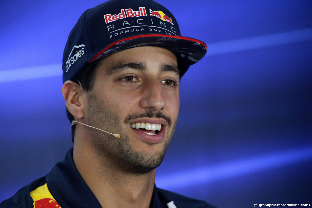 GP ABU DHABI, 23.11.2017 -  Conferenza Stampa, Daniel Ricciardo (AUS) Red Bull Racing RB13