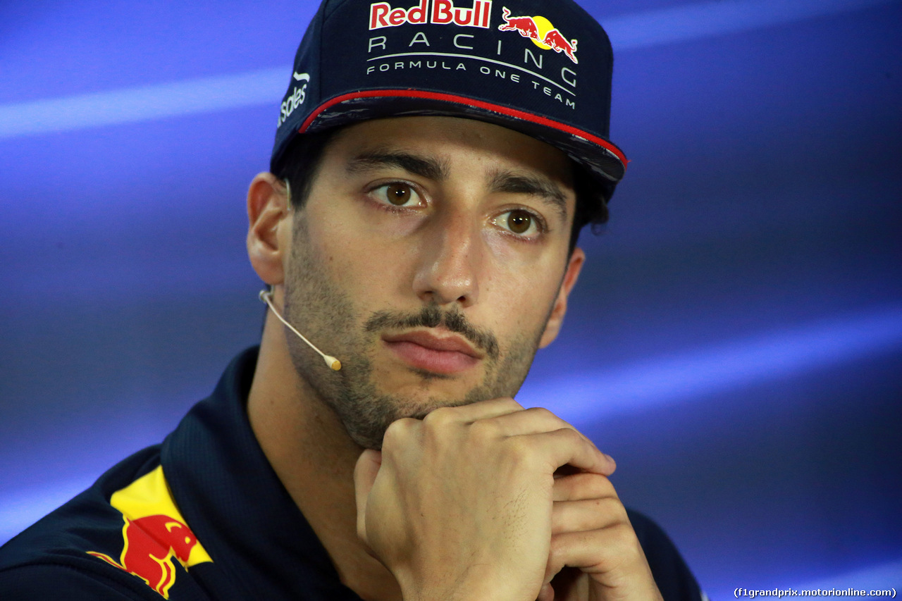 GP ABU DHABI, 23.11.2017 - Conferenza Stampa, Daniel Ricciardo (AUS) Red Bull Racing RB13