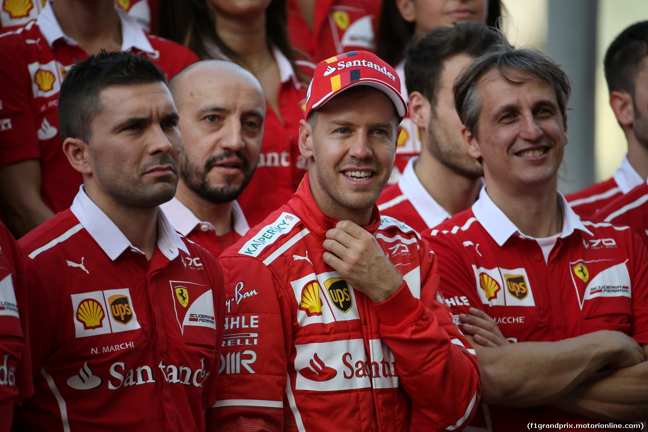 GP ABU DHABI, 23.11.2017 -  Sebastian Vettel (GER) Ferrari SF70H