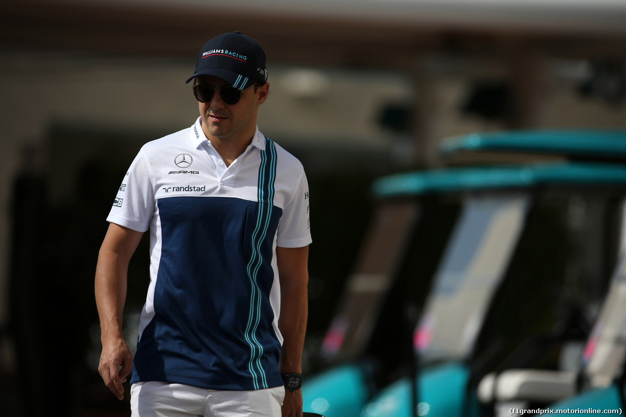 GP ABU DHABI, 24.11.2017 - Felipe Massa (BRA) Williams FW40