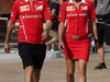 GP ABU DHABI, 23.11.2017 -  Sebastian Vettel (GER) Ferrari SF70H e Britta Roeske (AUT) Ferrari Press Officer