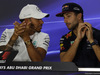 GP ABU DHABI, 23.11.2017 - Conferenza Stampa, Lewis Hamilton (GBR) Mercedes AMG F1 W08 e Daniel Ricciardo (AUS) Red Bull Racing RB13