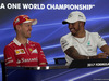 GP ABU DHABI, 23.11.2017 - Conferenza Stampa, Sebastian Vettel (GER) Ferrari SF70H e Lewis Hamilton (GBR) Mercedes AMG F1 W08