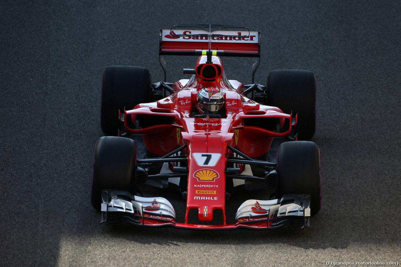 GP ABU DHABI, 25.11.2017 - Prove Libere 3, Kimi Raikkonen (FIN) Ferrari SF70H