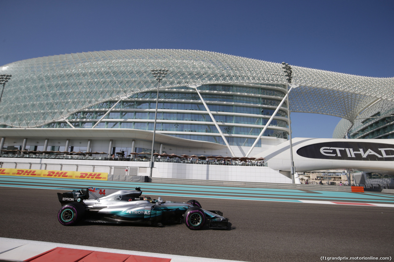 GP ABU DHABI, 25.11.2017 - Prove Libere 3, Lewis Hamilton (GBR) Mercedes AMG F1 W08