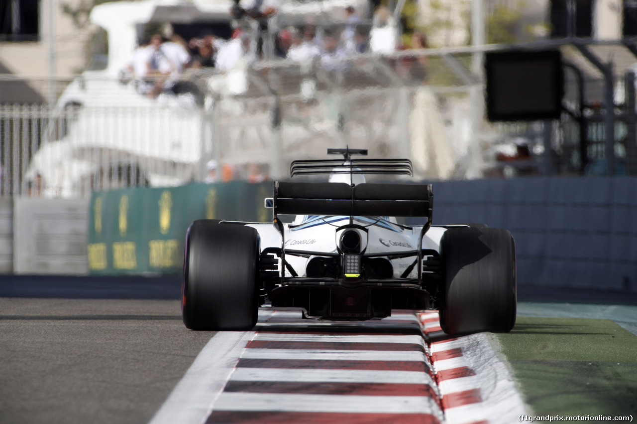 GP ABU DHABI, 25.11.2017 - Prove Libere 3, Felipe Massa (BRA) Williams FW40