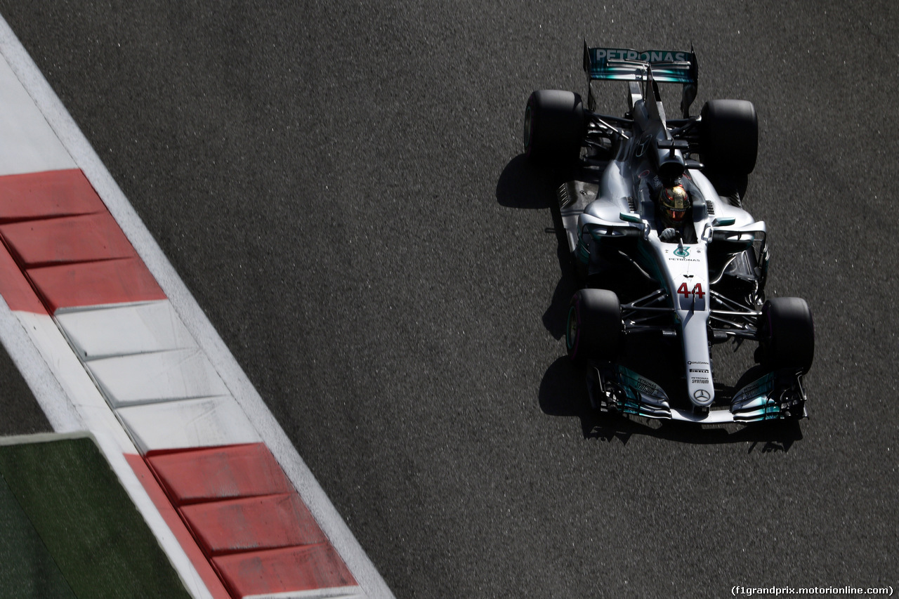 GP ABU DHABI, 25.11.2017 - Prove Libere 3, Lewis Hamilton (GBR) Mercedes AMG F1 W08