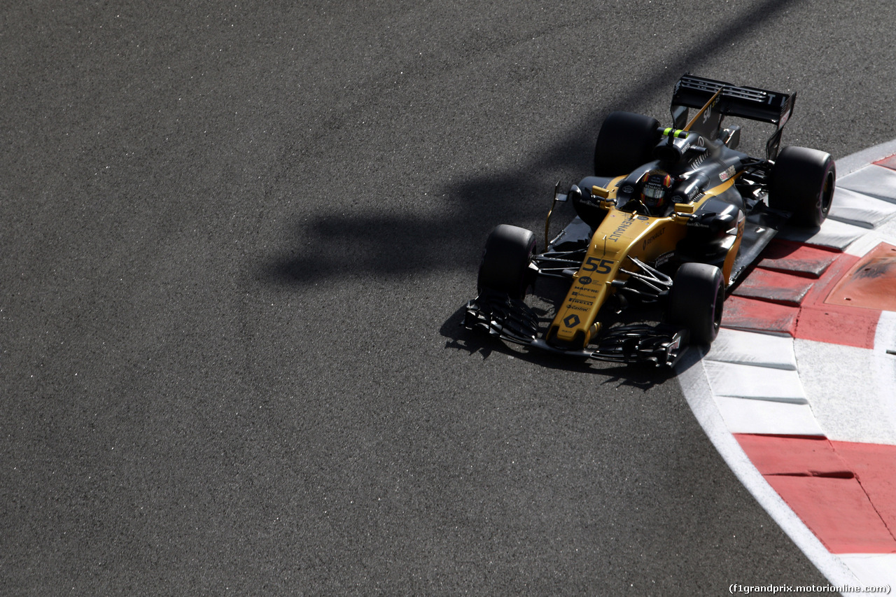 GP ABU DHABI, 25.11.2017 - Prove Libere 3, Carlos Sainz Jr (ESP) Renault Sport F1 Team RS17