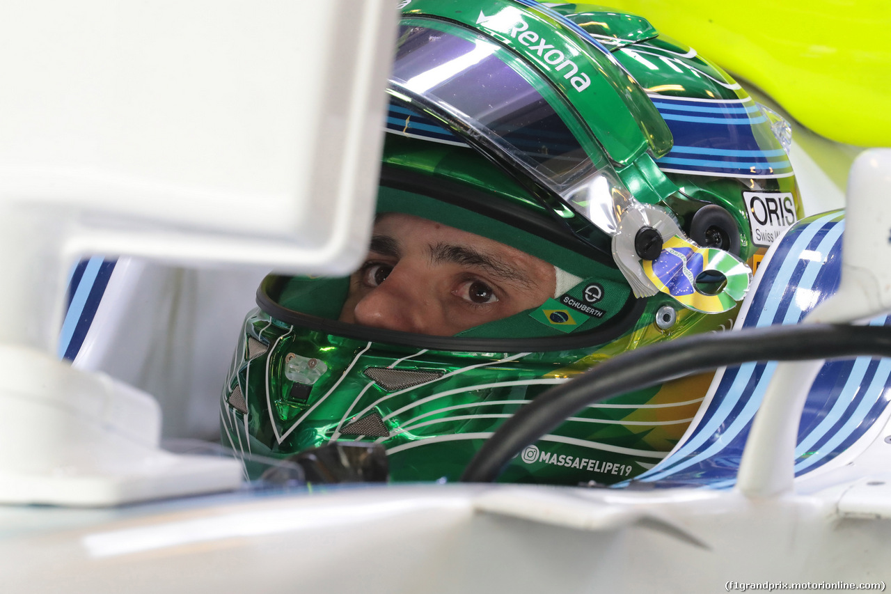 GP ABU DHABI, 25.11.2017 - Prove Libere 3, Felipe Massa (BRA) Williams FW40
